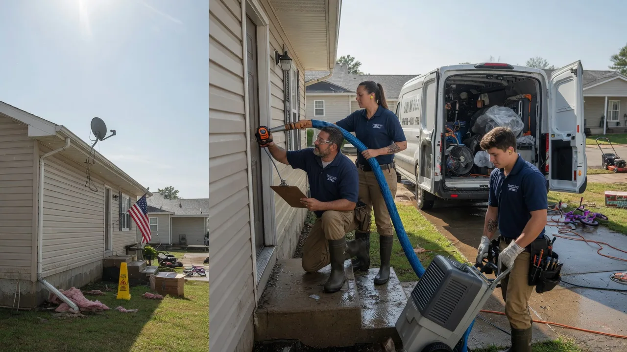 Ceiling Water Damage Restoration in Keensburg, IL near me